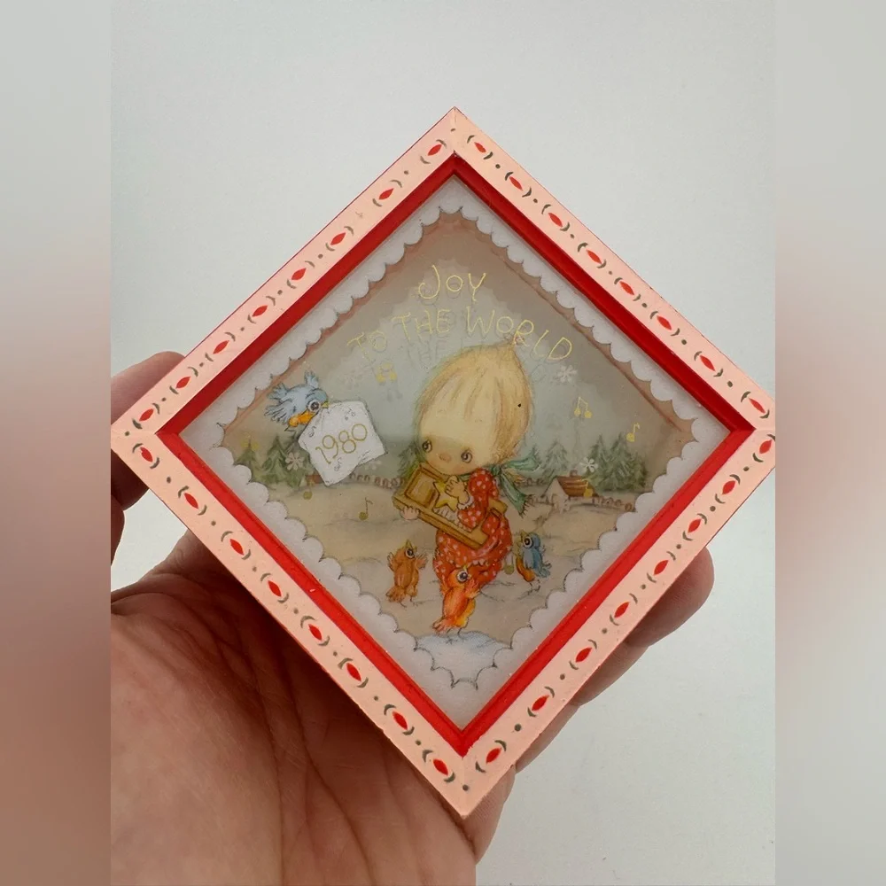 Vintage 1980 Hallmark Christmas Ornament‎ Precious Moments